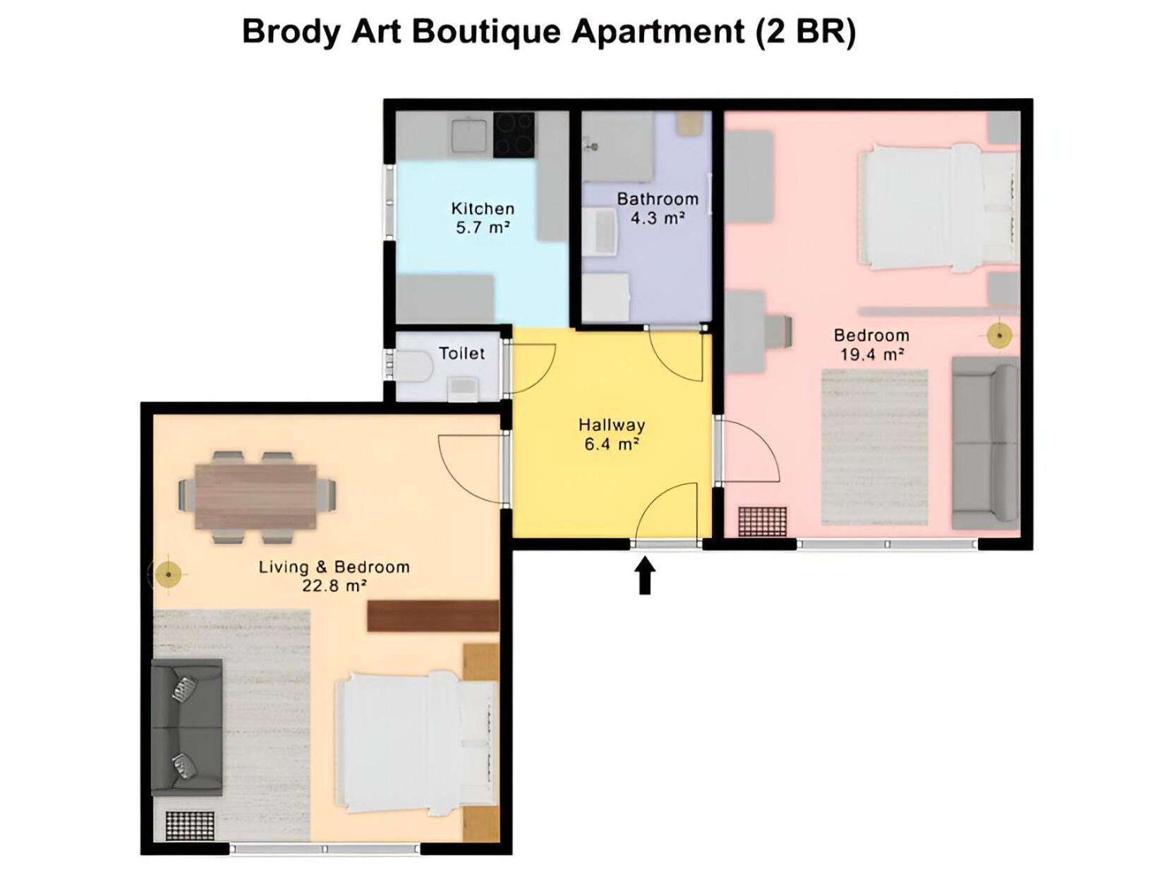 Brody Art Boutique Apartments Budapeste Quarto foto